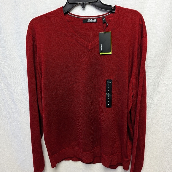 Murano modern performance V-neck sweater weater - Picture 1 of 4